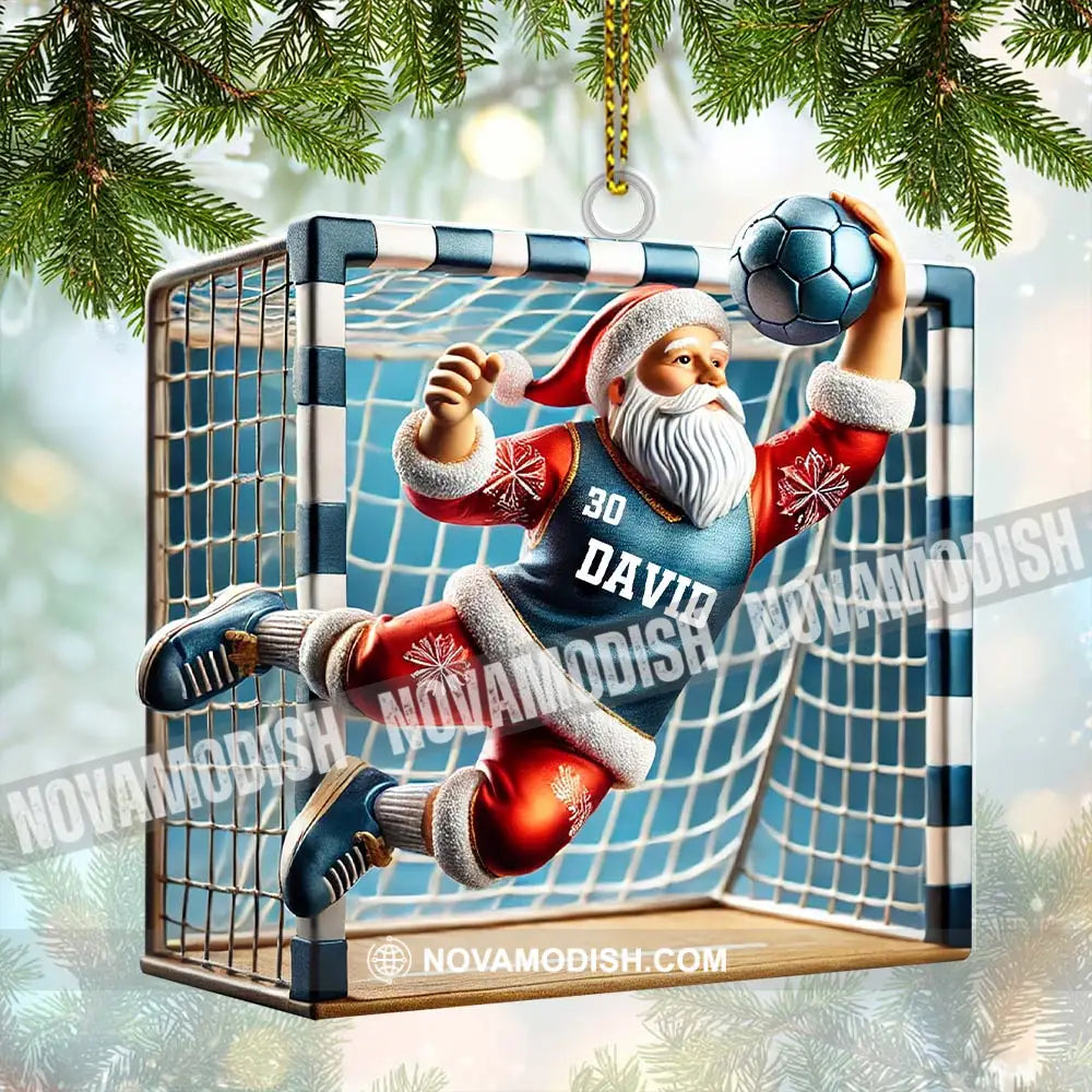 Custom Name And Number Soccer Ornament Christmas Gift