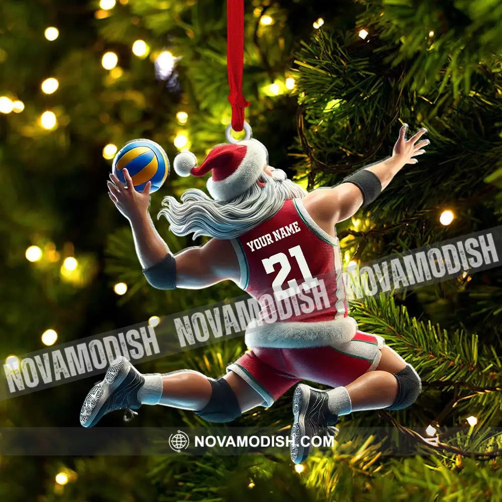 Custom Name And Number Basketball Ornament Christmas Gift For Lover