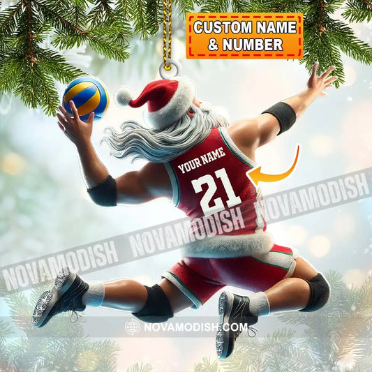 Custom Name And Number Basketball Ornament Christmas Gift For Lover