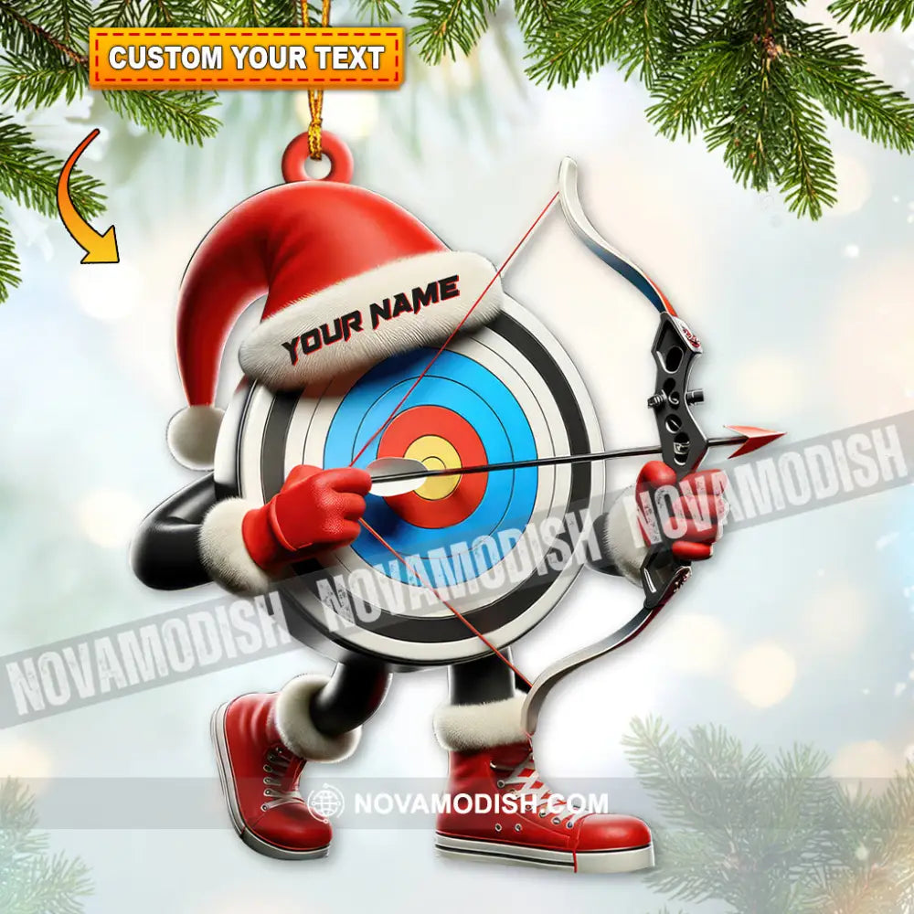 Custom Name Archery Ornament Christmas Gift