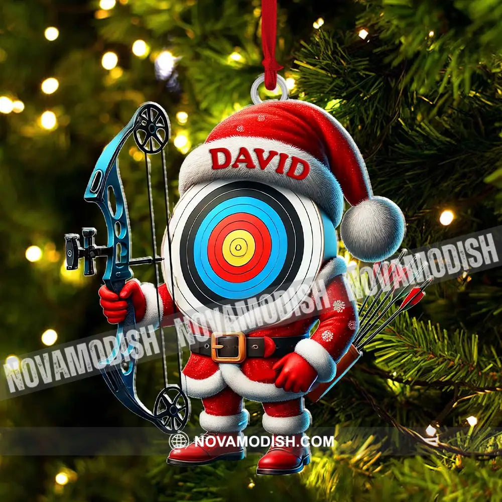 Custom Name Archery Ornament Christmas Gift Decoration