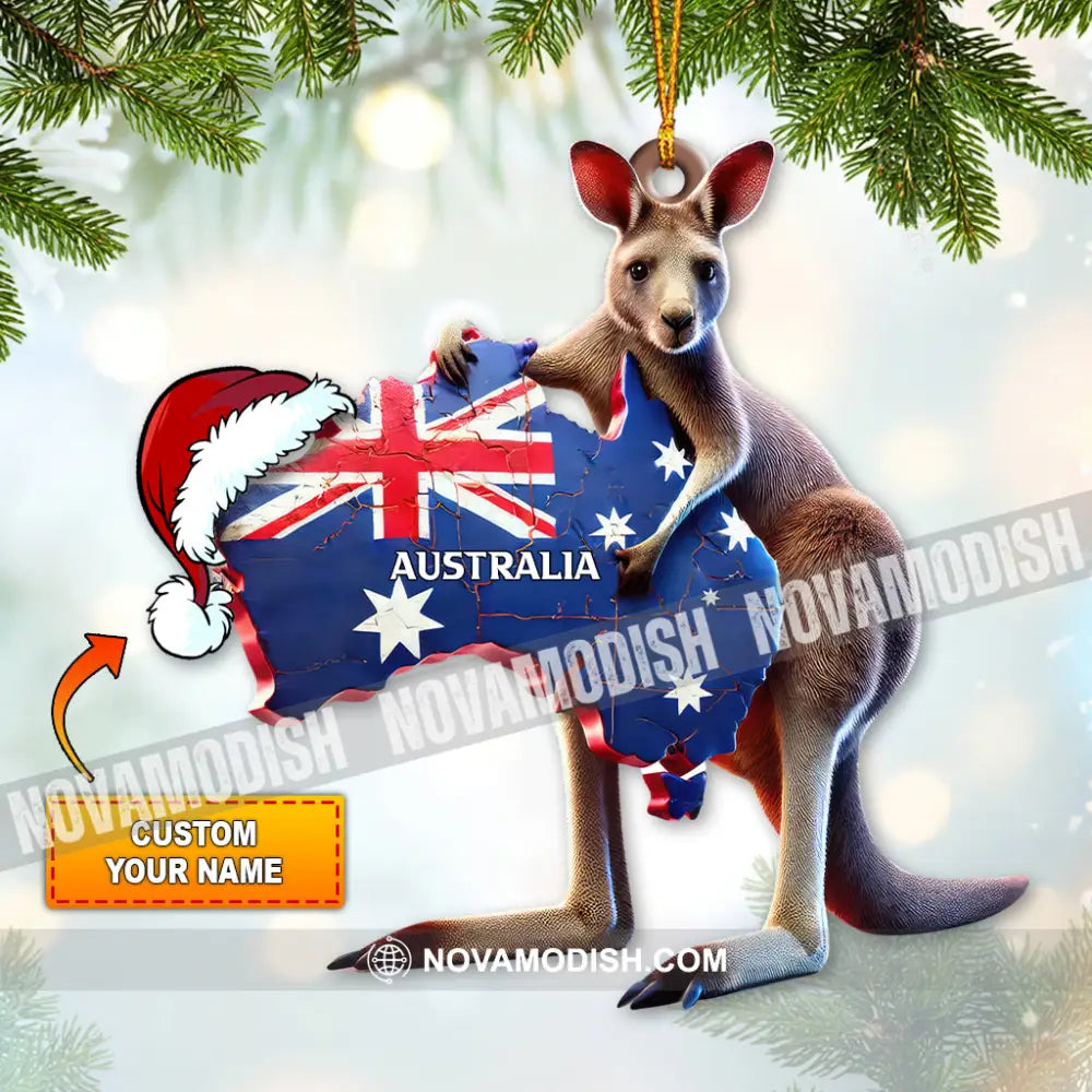 Custom Name Australia Ornament Christmas Gift For Lover