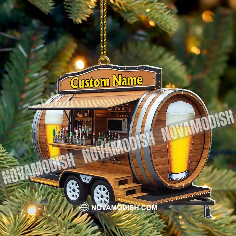 Custom Name Barista Ornament Christmas Decoration