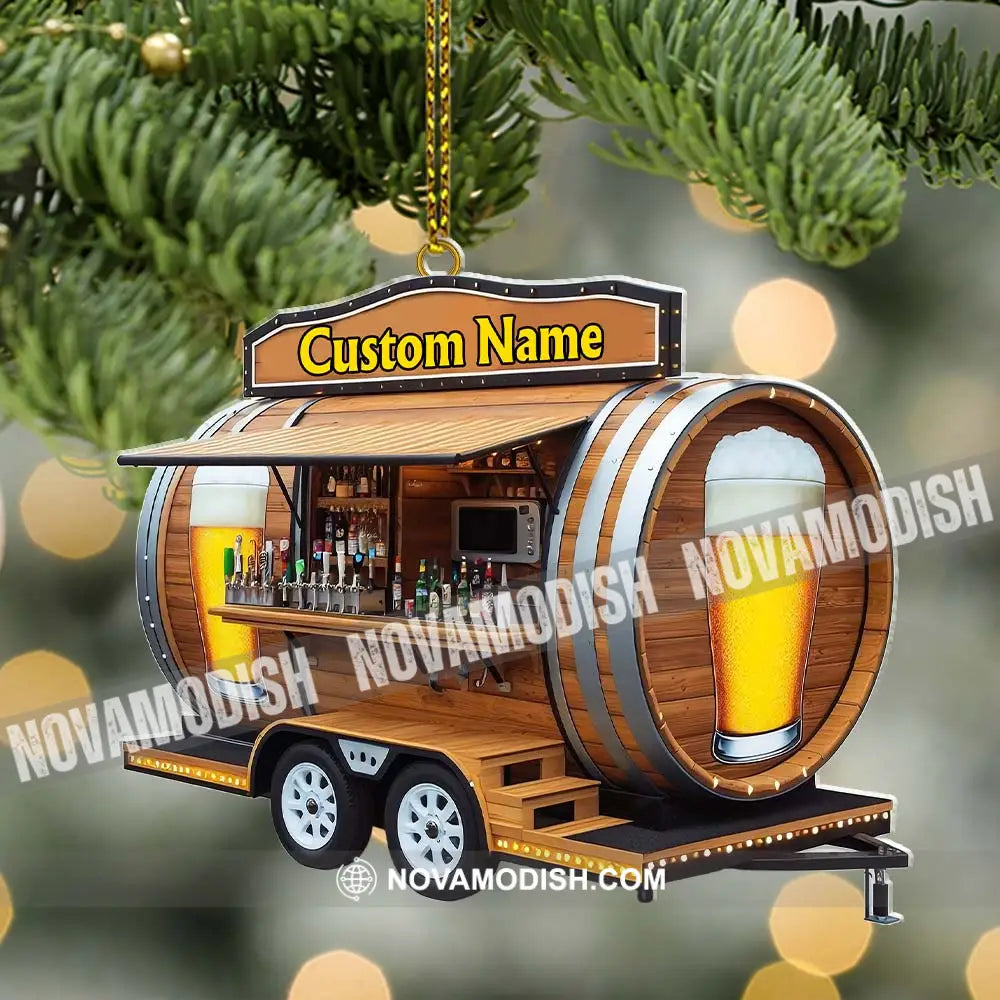 Custom Name Barista Ornament Christmas Decoration