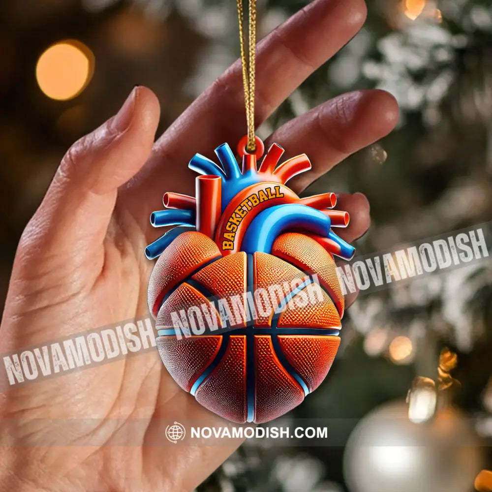 Custom Name Basketball Ornament Lover Christmas Gift