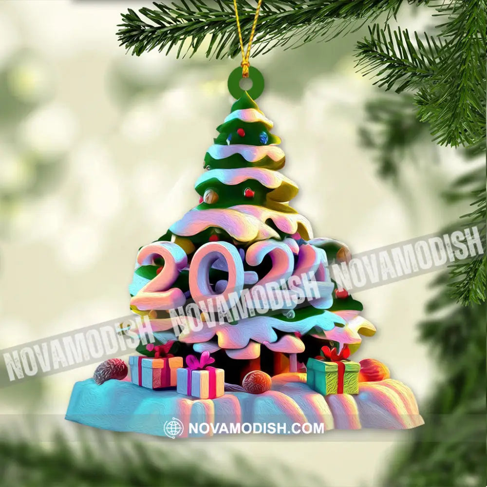 Custom Name Christmas Tree Ornament Gift 3.54’’ / 1