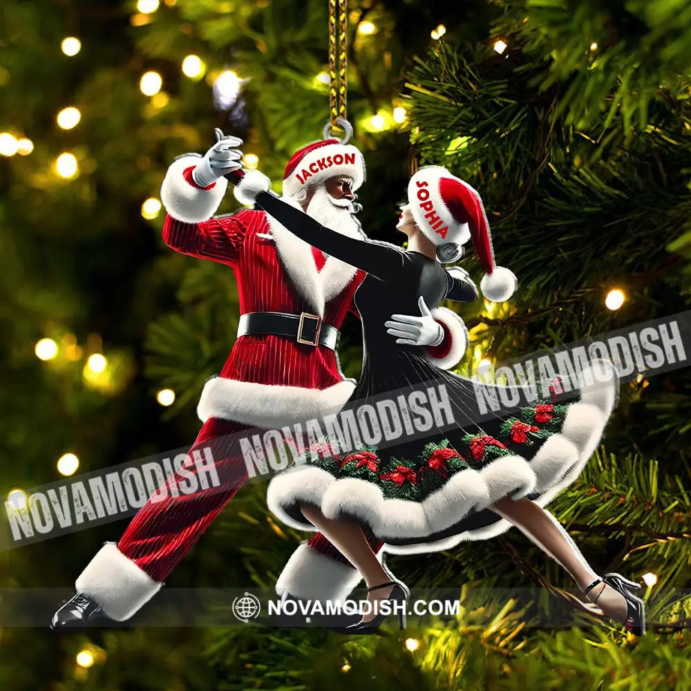 Custom Name Couple Dance Ornament Christmas Gift