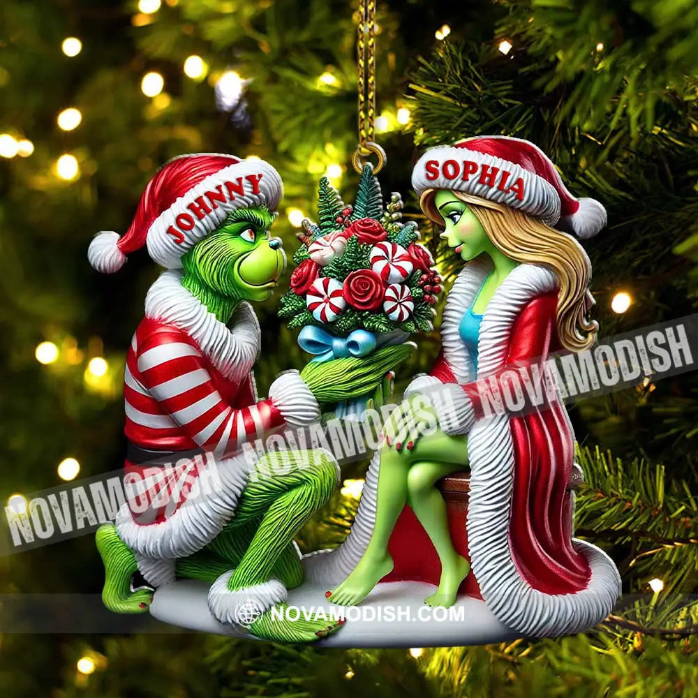 Custom Name Couple Ornament Christmas Gift