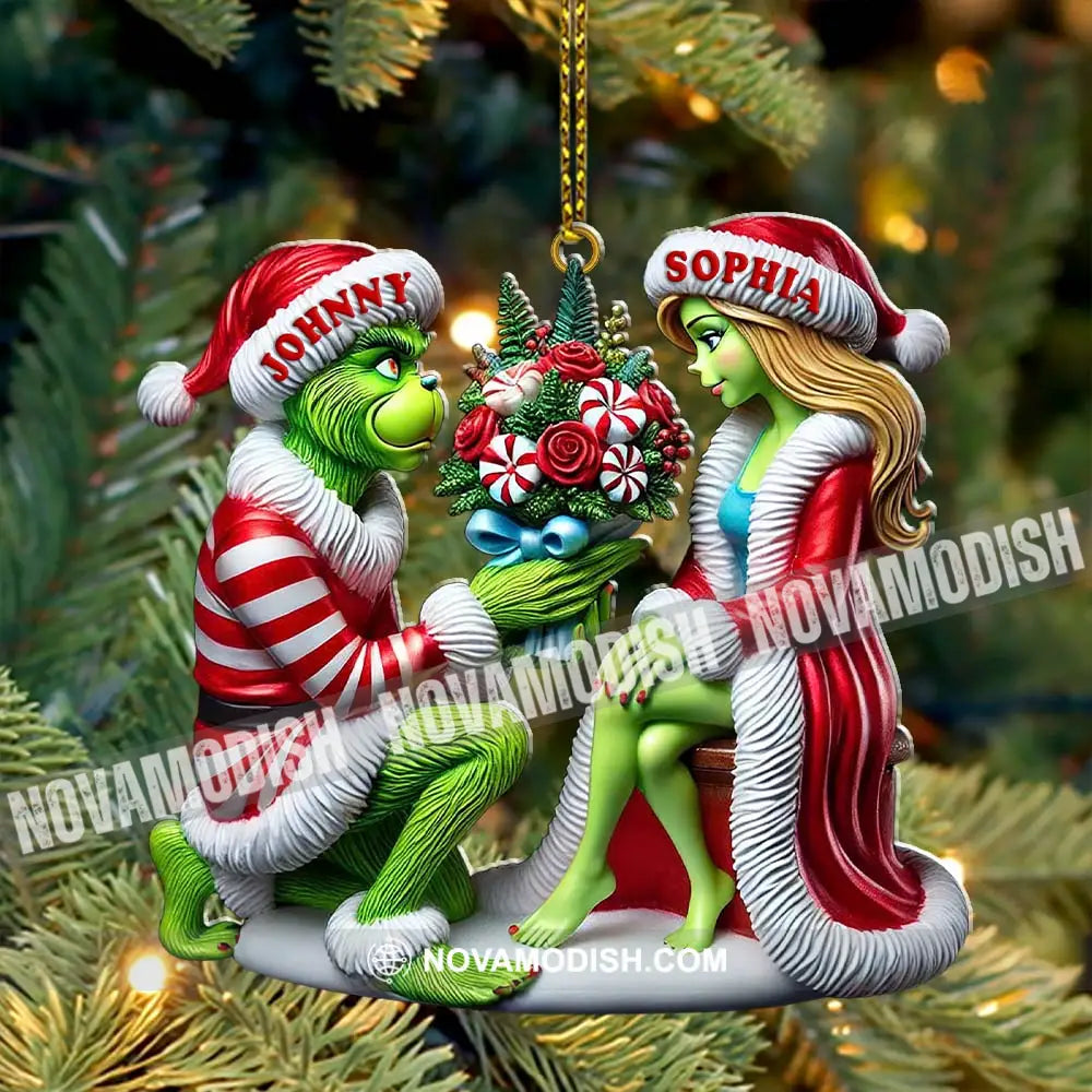 Custom Name Couple Ornament Christmas Gift