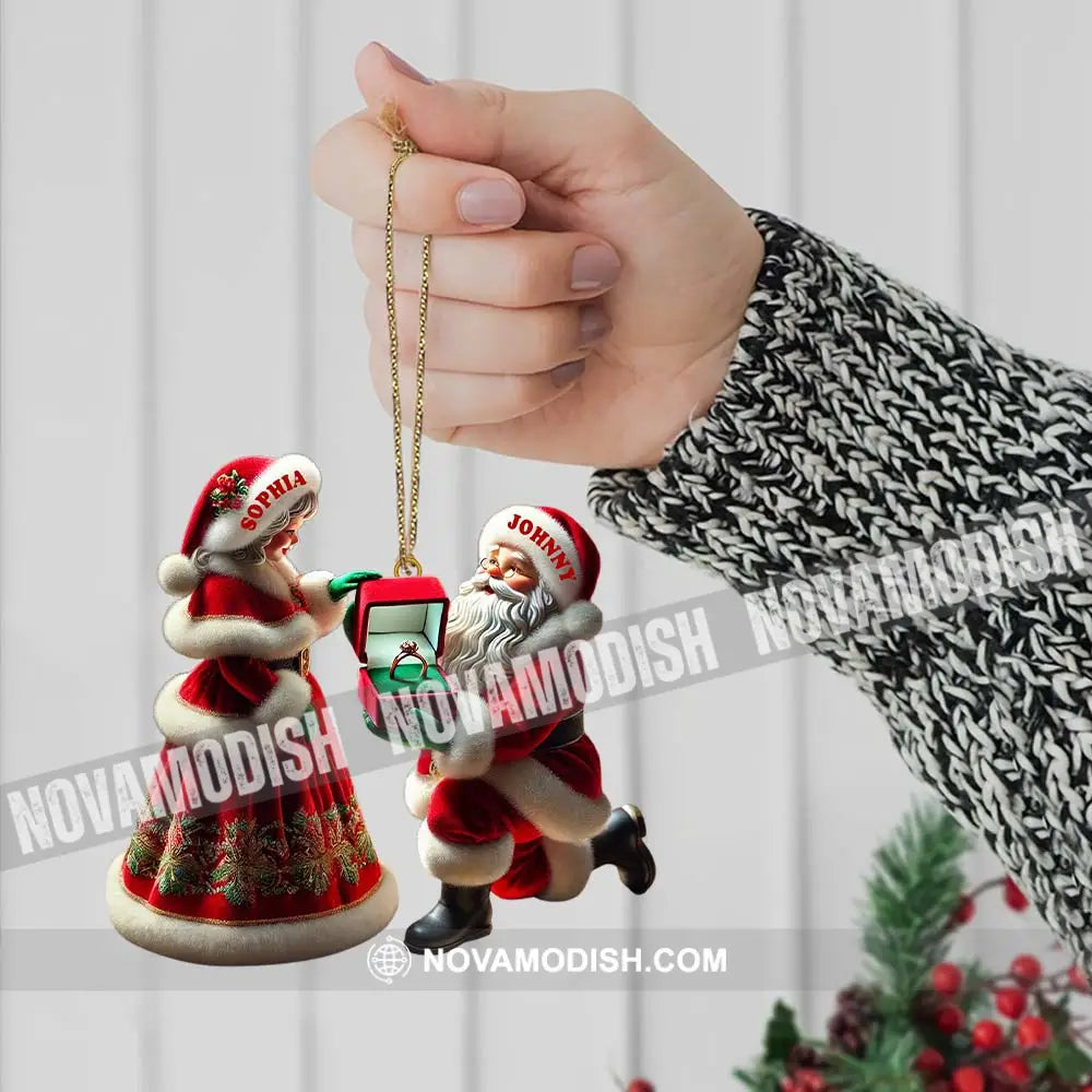 Custom Name Couple Ornament Christmas Gift