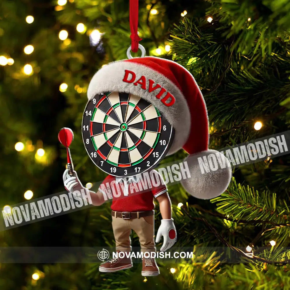 Custom Name Dart Ornament Christmas Gift Decoration