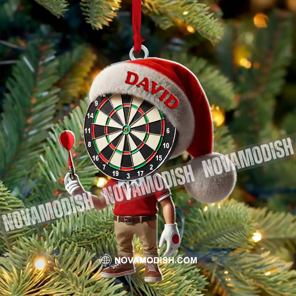 Custom Name Dart Ornament Christmas Gift Decoration