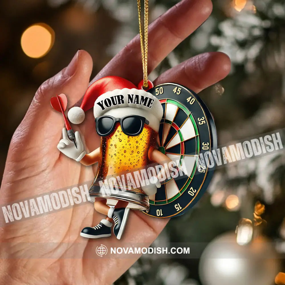 Custom Name Dart Ornament Lover Christmas Decoration