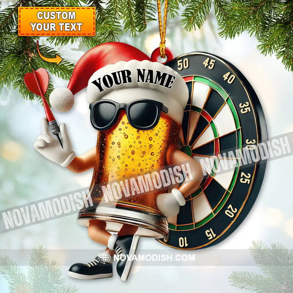 Custom Name Dart Ornament Lover Christmas Decoration