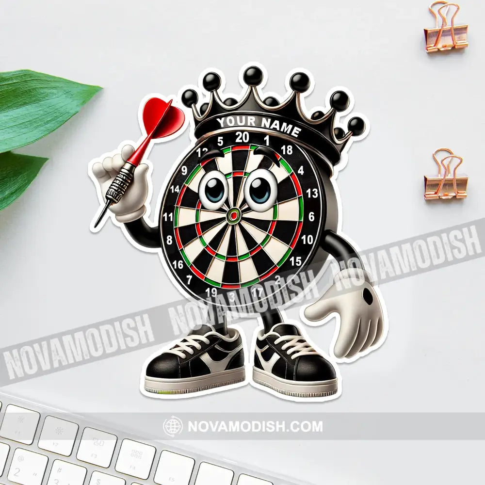 Custom Name Dart Sticker Gift For Lover