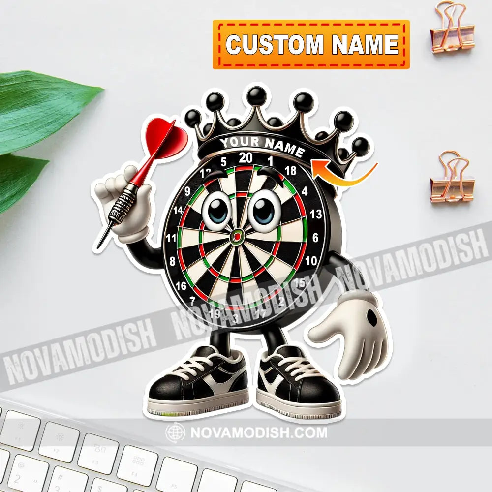 Custom Name Dart Sticker Gift For Lover