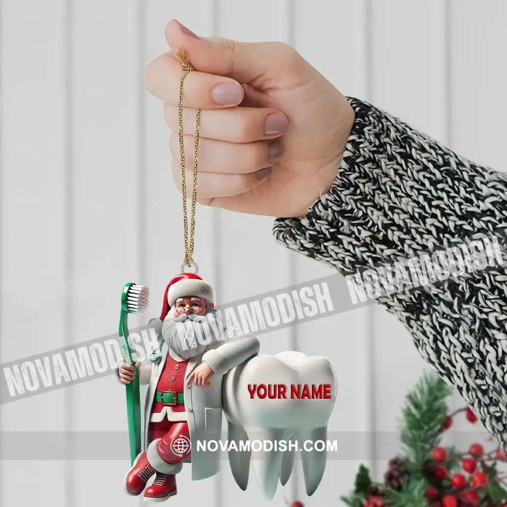 Custom Name Dentist Ornament Christmas Gift