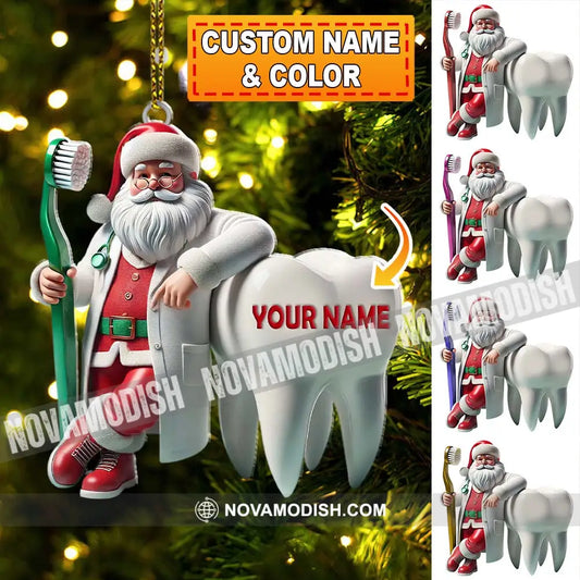 Custom Name Dentist Ornament Christmas Gift