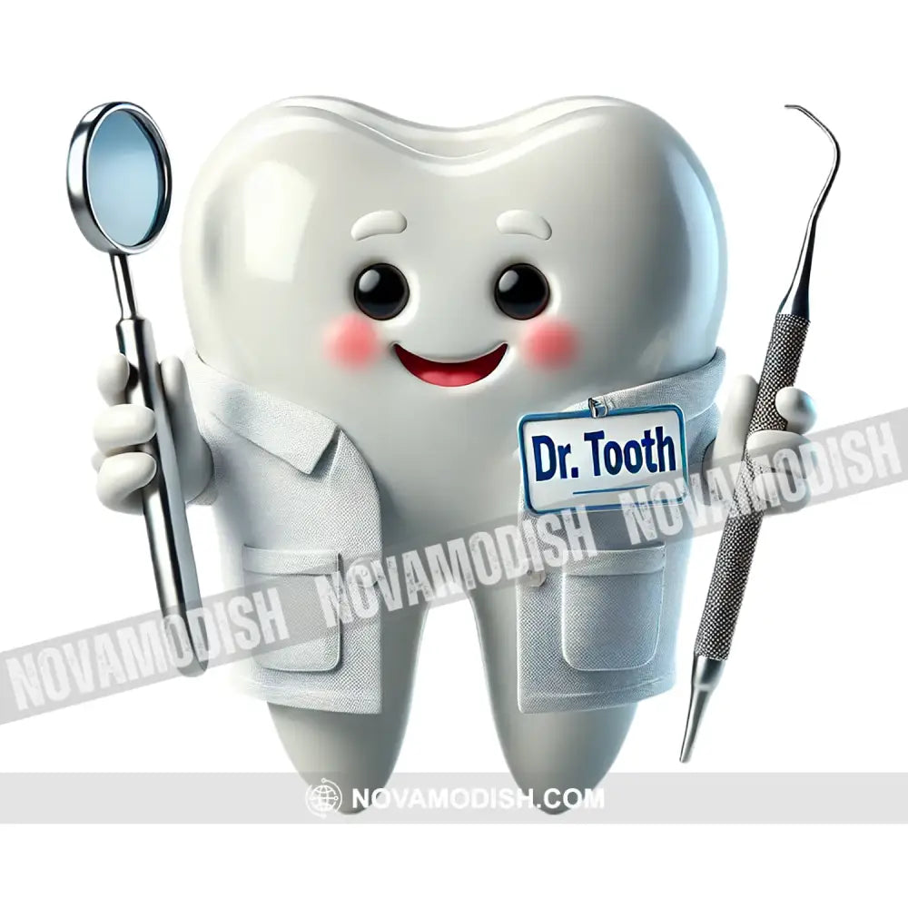 Custom Name Dentist Sticker Gift For 50 Pcs