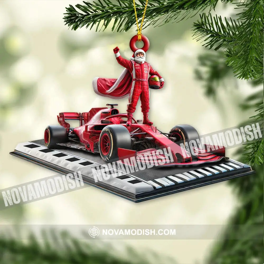 Custom Name Formula Racing Ornament Christmas Decoration 3.54’’ / 1