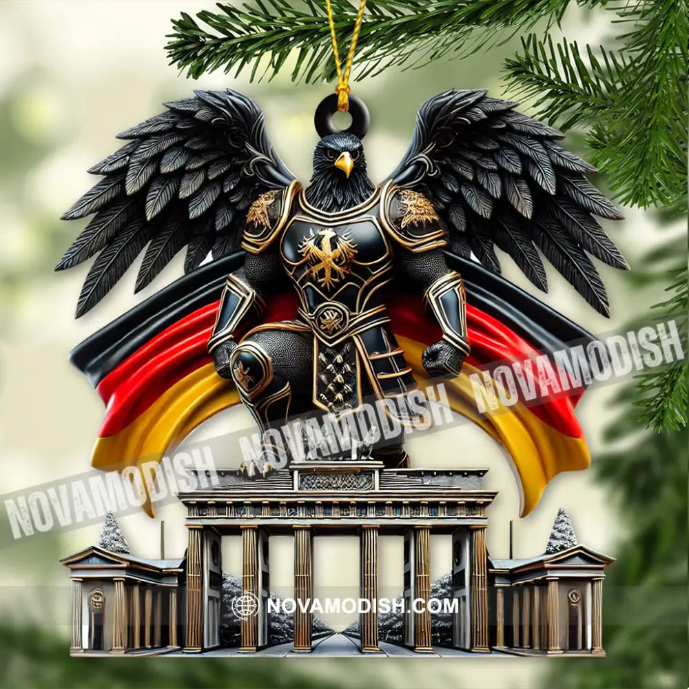 Custom Name Germany Ornament Christmas Gift For Lover 3.54’’ / 1