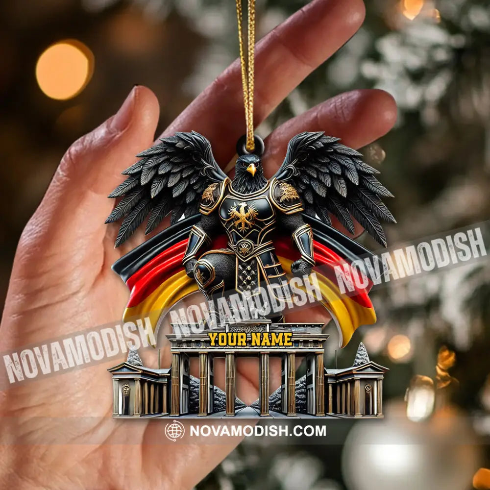 Custom Name Germany Ornament Christmas Gift For Lover