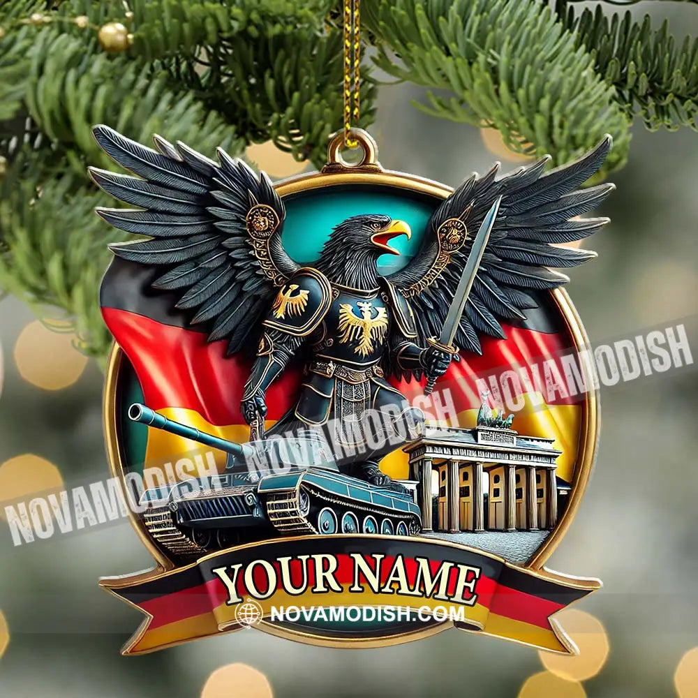 Custom Name Germany Ornament Christmas Gift For Lover