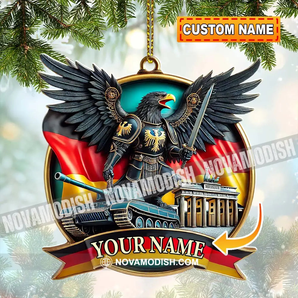 Custom Name Germany Ornament Christmas Gift For Lover