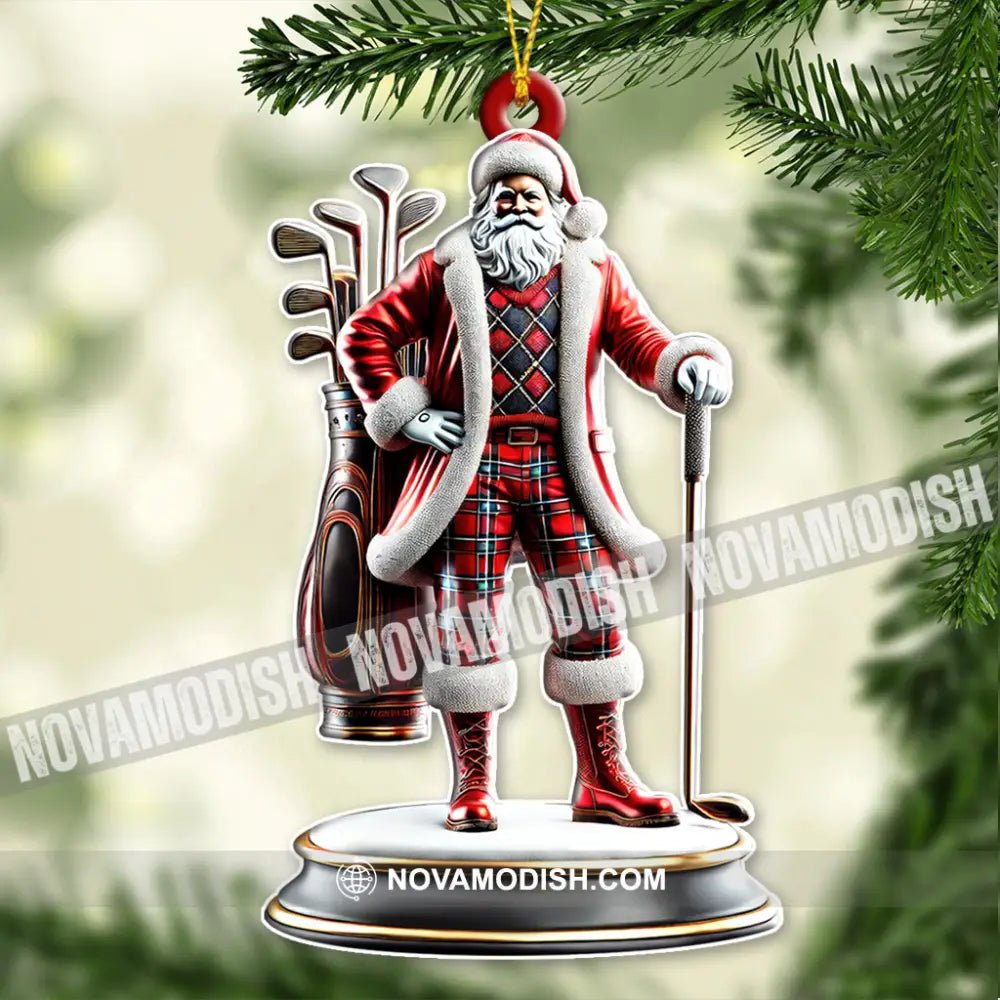 Custom Name Golf Christmas Ornament Gift For Lover 3.54’’ / 1