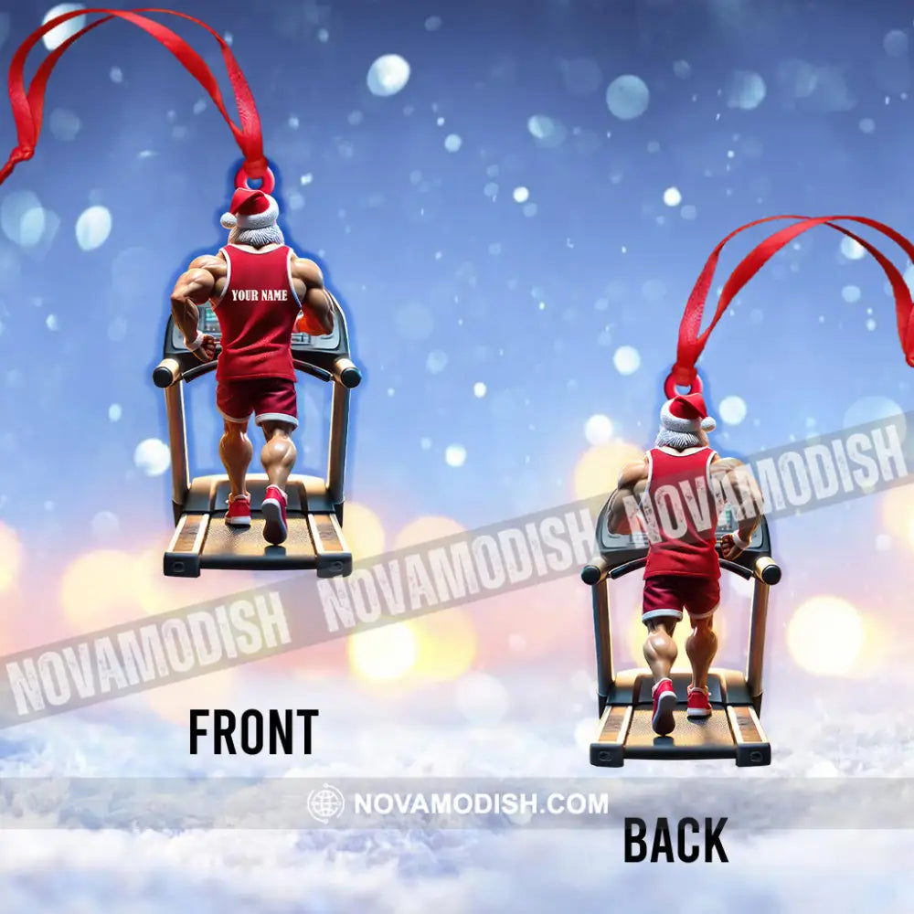 Custom Name Gym Ornament Gymnastics Christmas Gift