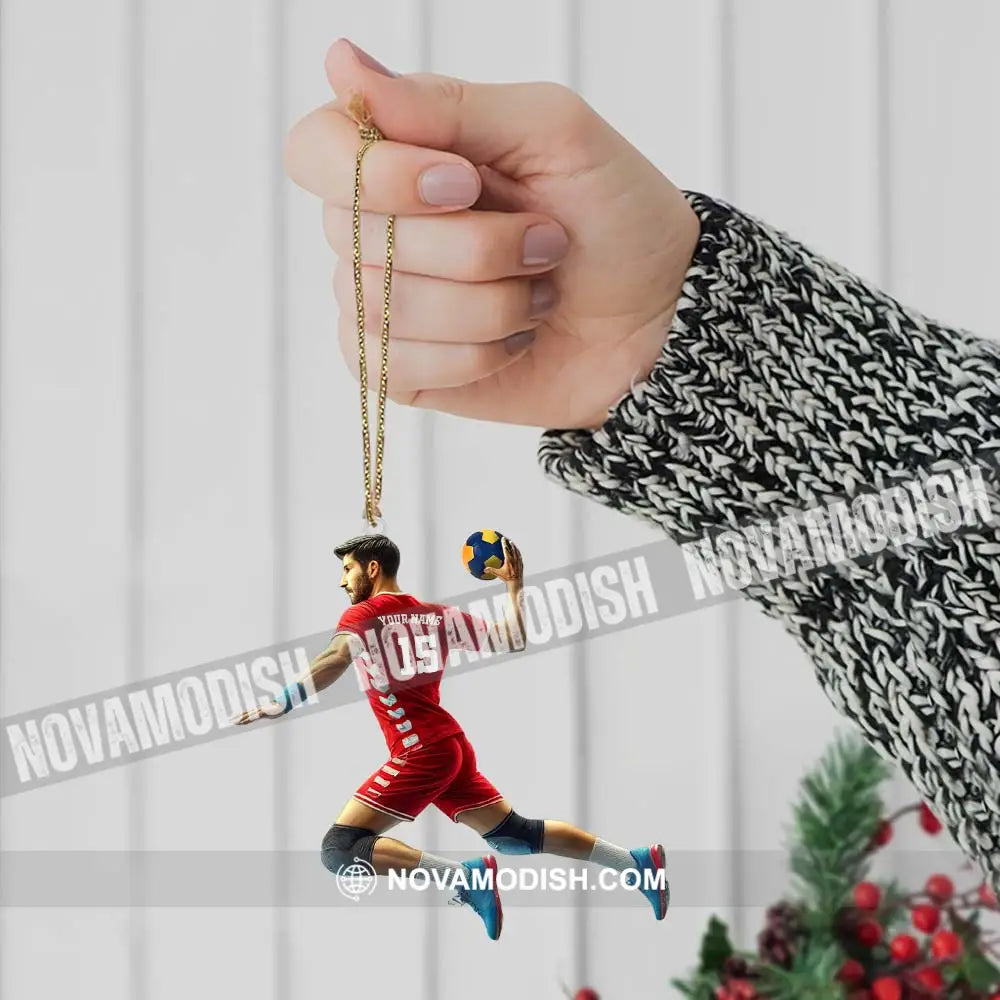 Custom Name Handball Ornament Christmas Gift For Lover