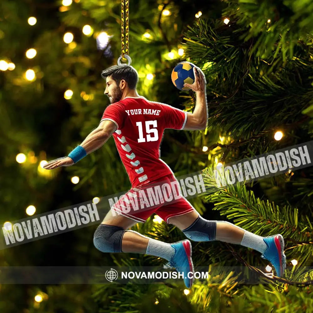 Custom Name Handball Ornament Christmas Gift For Lover