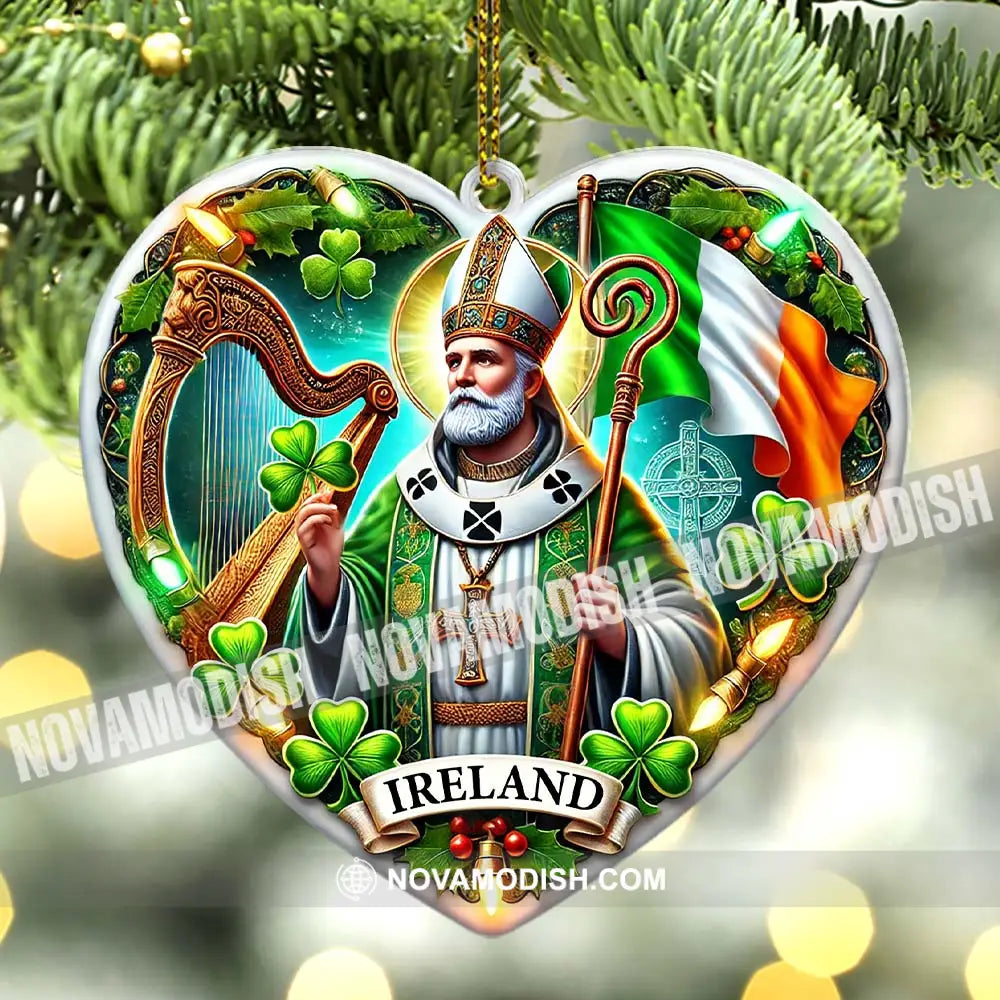 Custom Name Ireland Ornament Christmas Gift For Lover