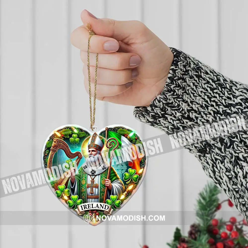 Custom Name Ireland Ornament Christmas Gift For Lover