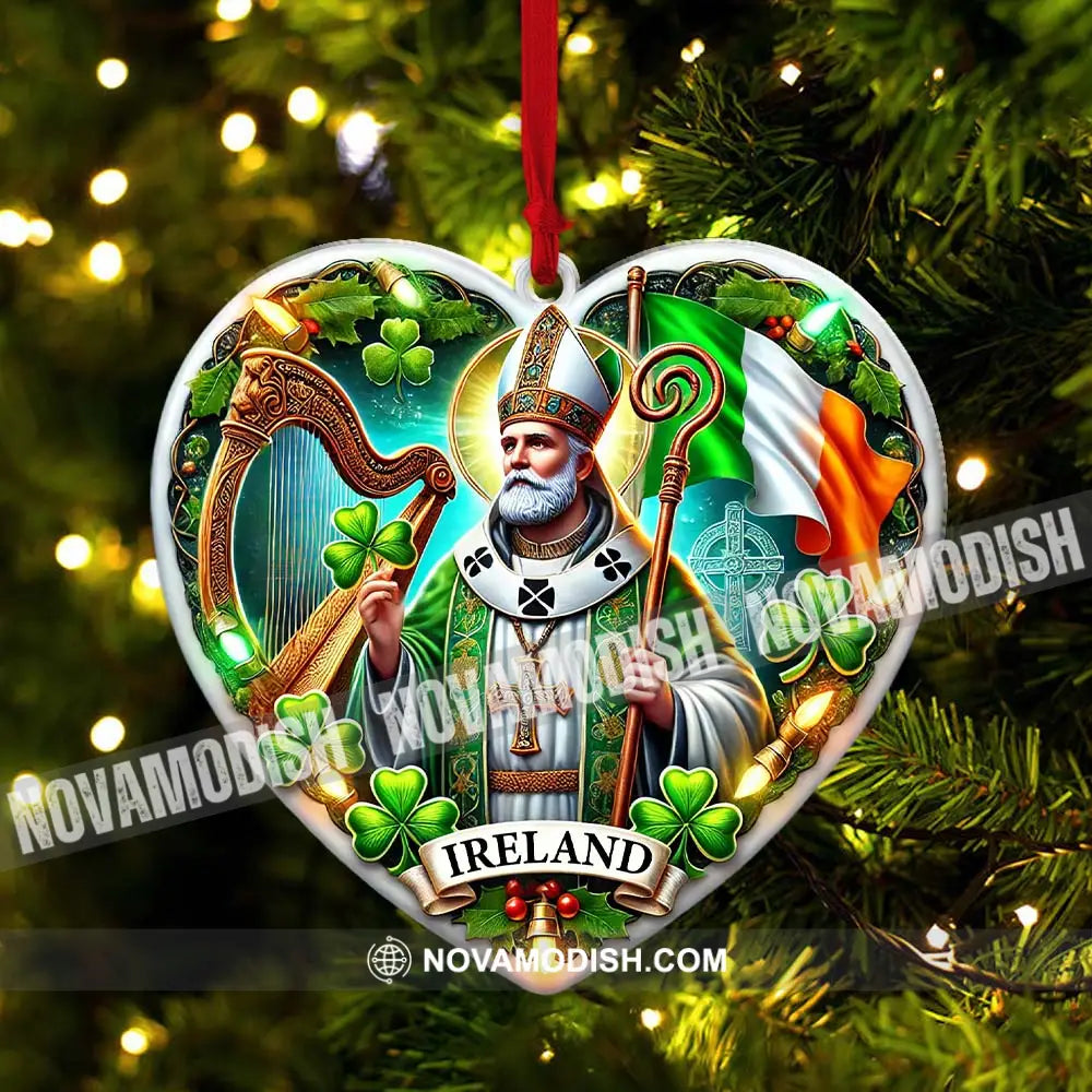 Custom Name Ireland Ornament Christmas Gift For Lover