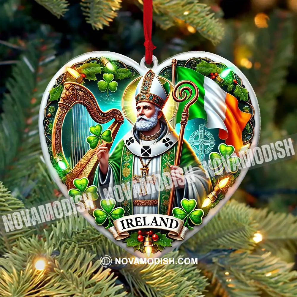 Custom Name Ireland Ornament Christmas Gift For Lover