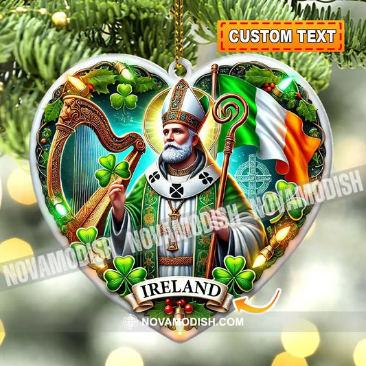 Custom Name Ireland Ornament Christmas Gift For Lover