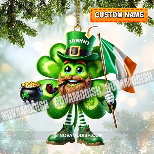 Custom Name Ireland Ornament Lover Christmas Gift