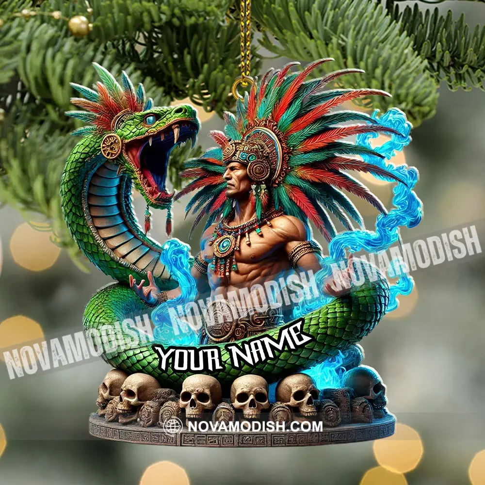 Custom Name Mexico Love Ornament Christmas Gift For Mexican