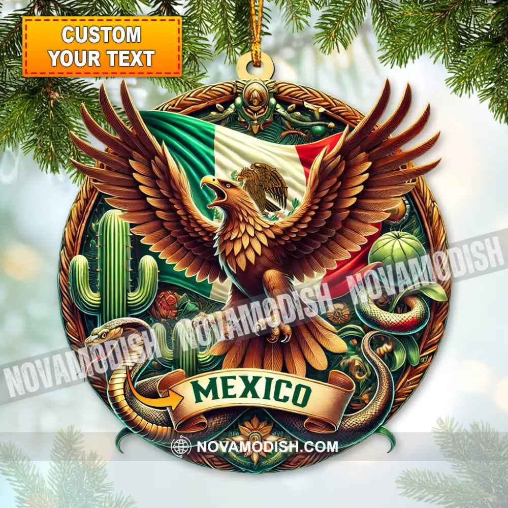 Custom Name Mexico Ornament Christmas Gift For Lover