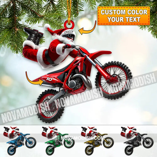 Custom Name Motocross Ornament Lover Christmas Gift