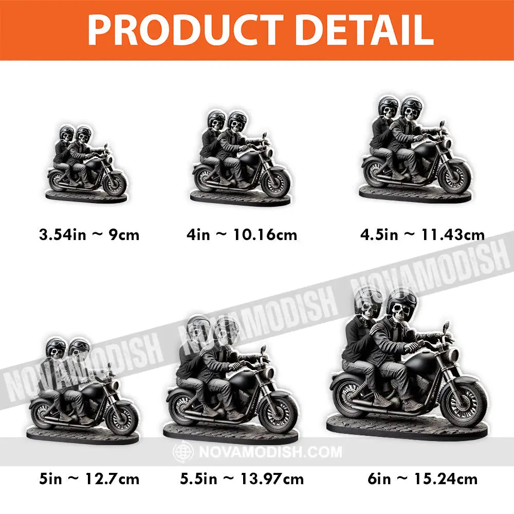 Custom Name Motorcycles Couple Fridge Magnet Gift For Lover