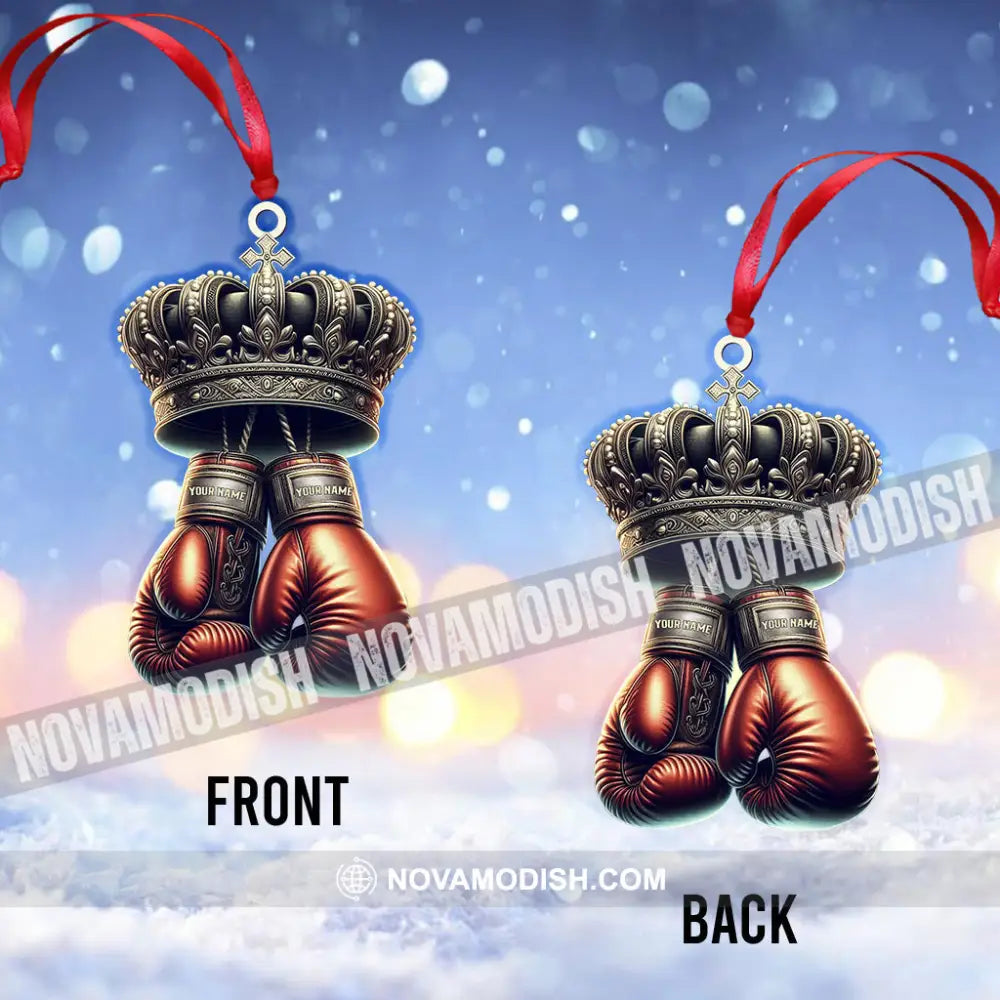 Custom Name Ornament Boxing Player