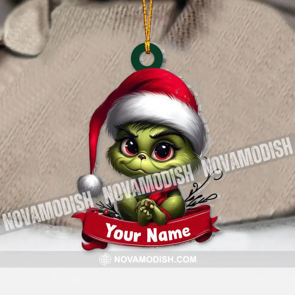 Custom Name Ornament Merry Christmas Dwarf