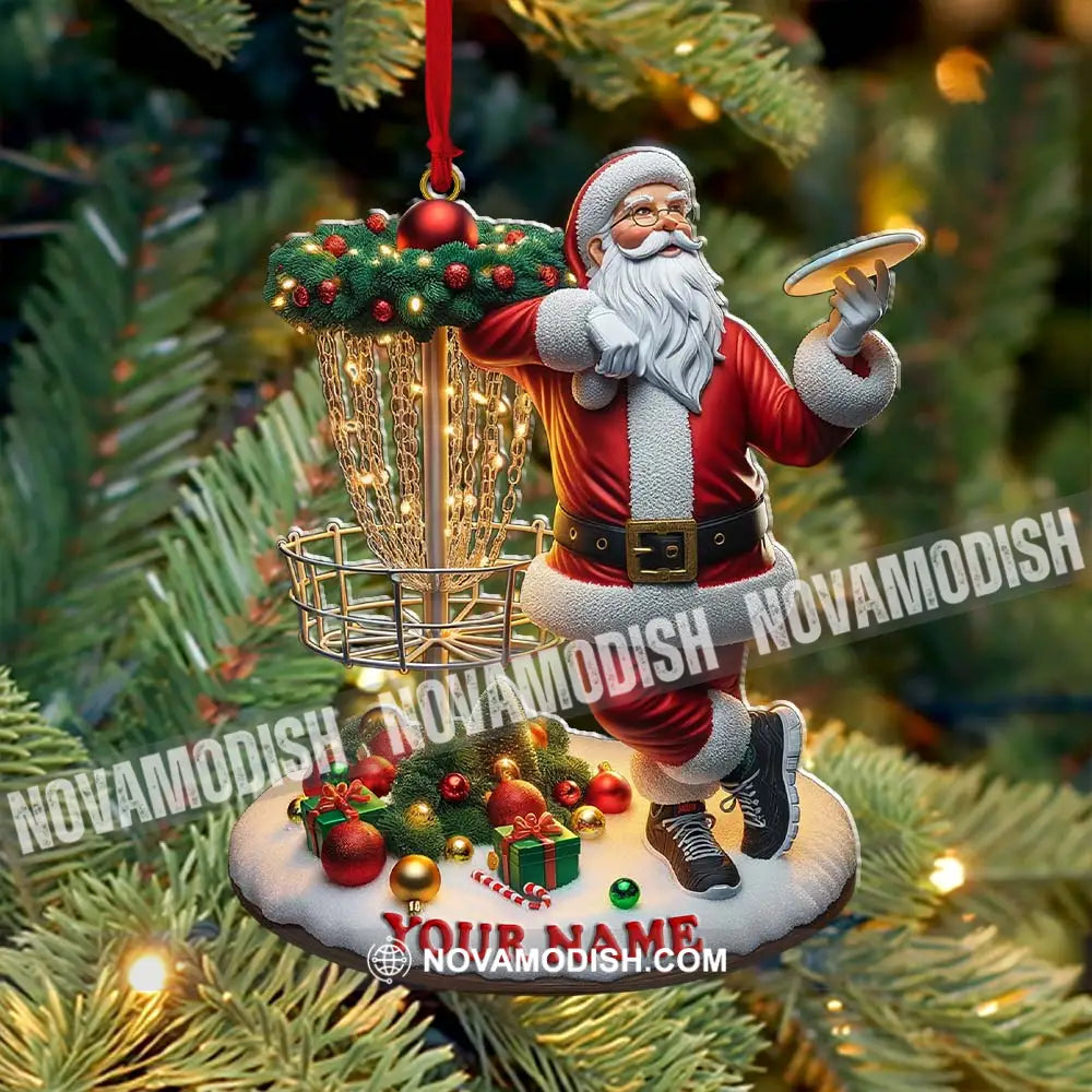 Custom Name Santa Ornament Christmas Gift