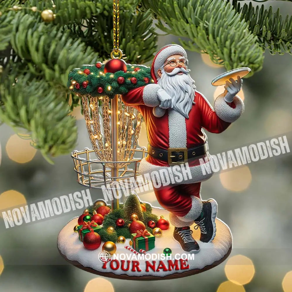 Custom Name Santa Ornament Christmas Gift