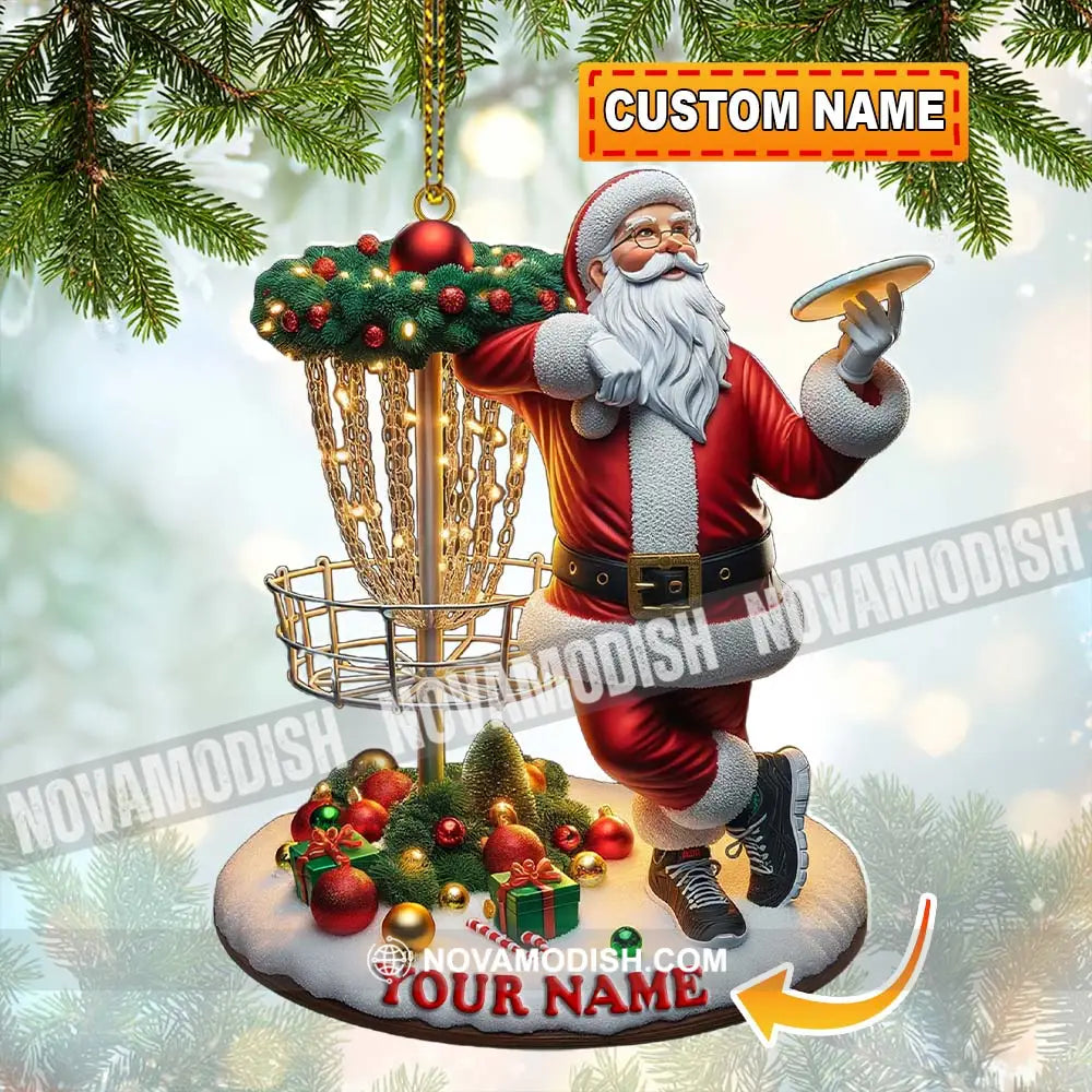 Custom Name Santa Ornament Christmas Gift