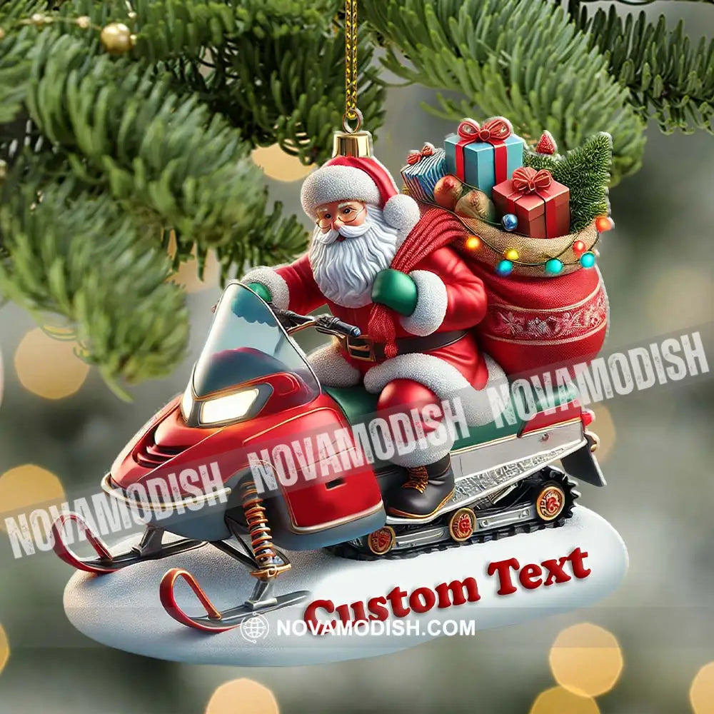 Custom Name Santa Ornament Christmas Gift Decoration