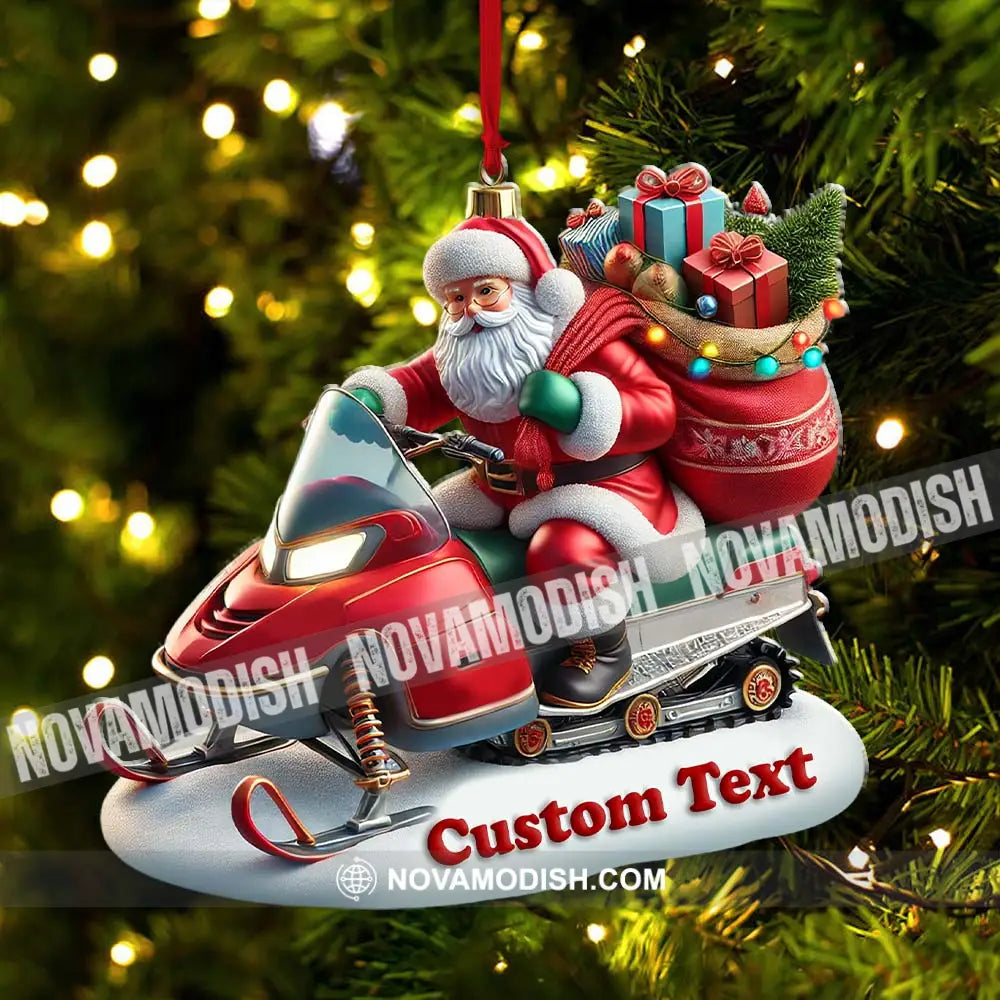 Custom Name Santa Ornament Christmas Gift Decoration