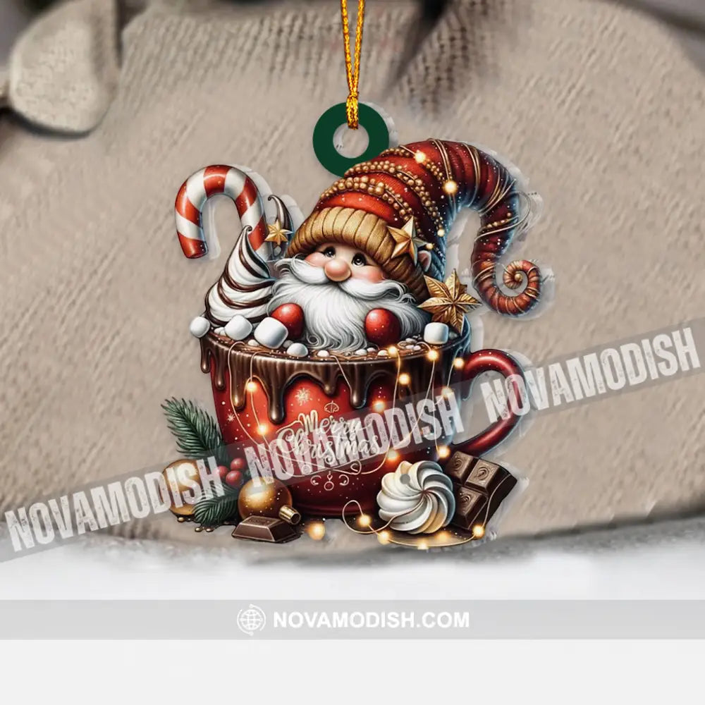 Custom Name Santa Ornament Home Decor Christmas Gift